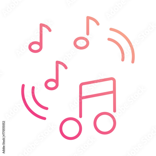 Music icon editable stock vector icon 