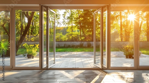 the impact of AI on the lifespan of aluminium folding doors, demonstrating how predictive maintenance and smart technology contribute to long-term cost savings photo