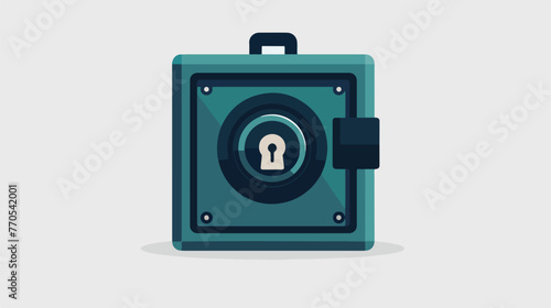 Safe icon vector design template in white background