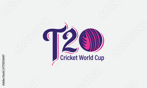 T20 Cricket World Cup 2024 Vector Design