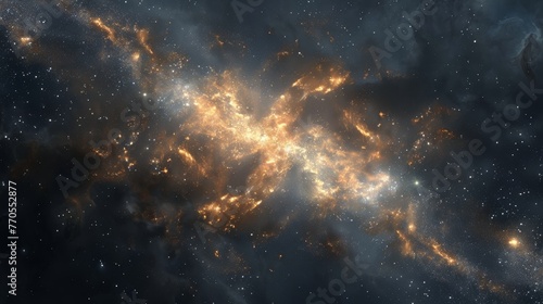 Generate an image featuring the ethereal beauty of stars