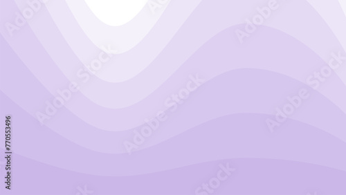 Abstract gradient vector background with wave elements. Purple banner with free space. Creative purple wallpaper for flat style design.