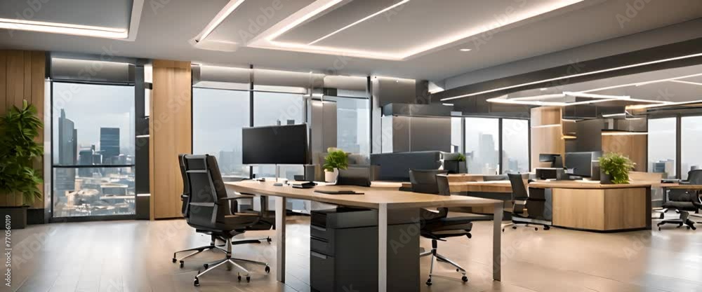 design of a modern office interior design of a modern office interior
