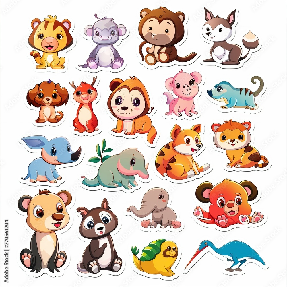 animals set Stickers
