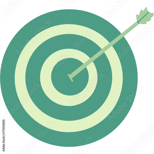 Doodle Vector Art EPS file 3000*3000 300dpi. A circular board divided into numbered sections, typically used for playing darts. The board features a series of concentric rings, with a bullseye at the 
