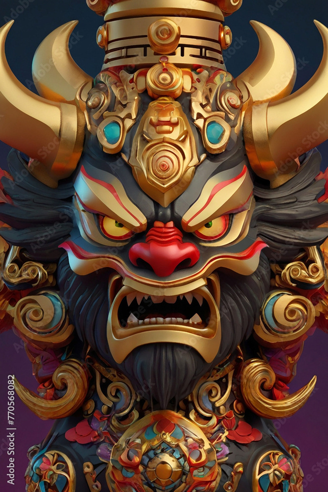 Elegance totem head illustration
Elegance totem head illustration