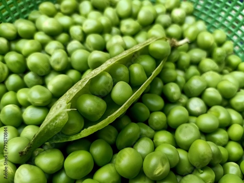 green peas in a pod