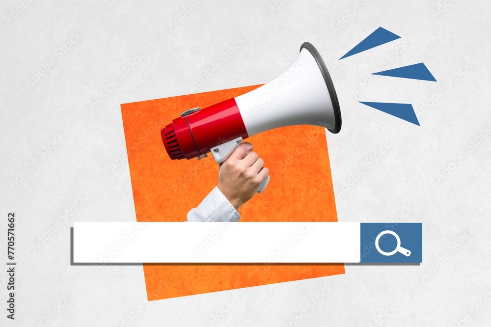 © BillionPhotos.com - abstract collage of female search online for new work