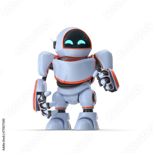 Advanced Realistic Robot 3D Model PNG - A Glimpse into the Future of AI and Robotics Technology
