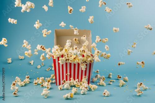 popcorn explosion, stripped box