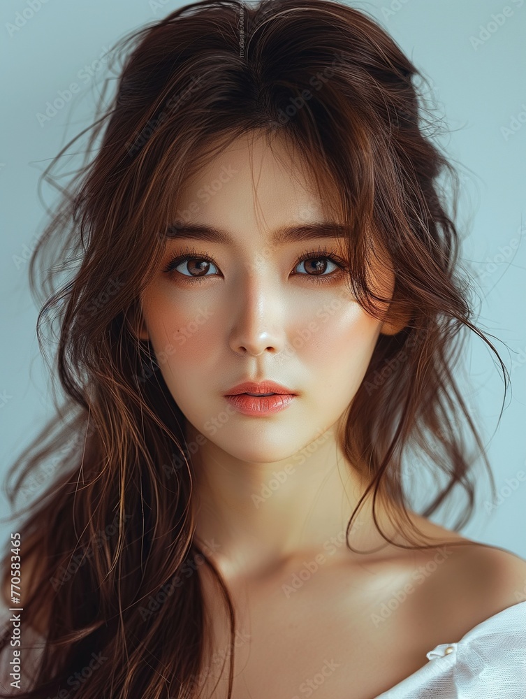 The facial features are consistent with the original picture , Asian people,Bright white background,girl,portrait of a beautiful young 20-year-old star,Hongkong Actor
The facial features are consistent with the original picture , Asian people,Bright white background,girl,portrait of a beautiful young 20-year-old star,Hongkong Actor