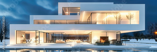 Exclusive Retreat: A Glimpse into Luxury Living with a Modern Villa that Redefines Elegance and Architectural Beauty