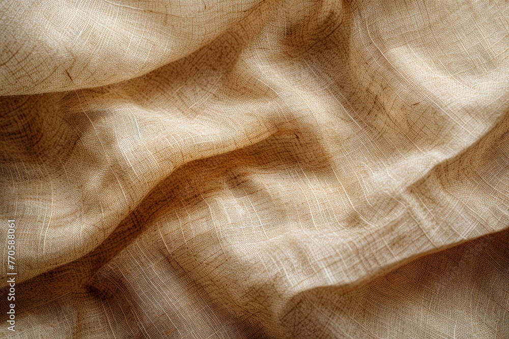 Close up shot of fabric draped over table surface creating elegant and textured look for interior design concept Close up shot of fabric draped over table surface creating elegant and textured look for interior design concept