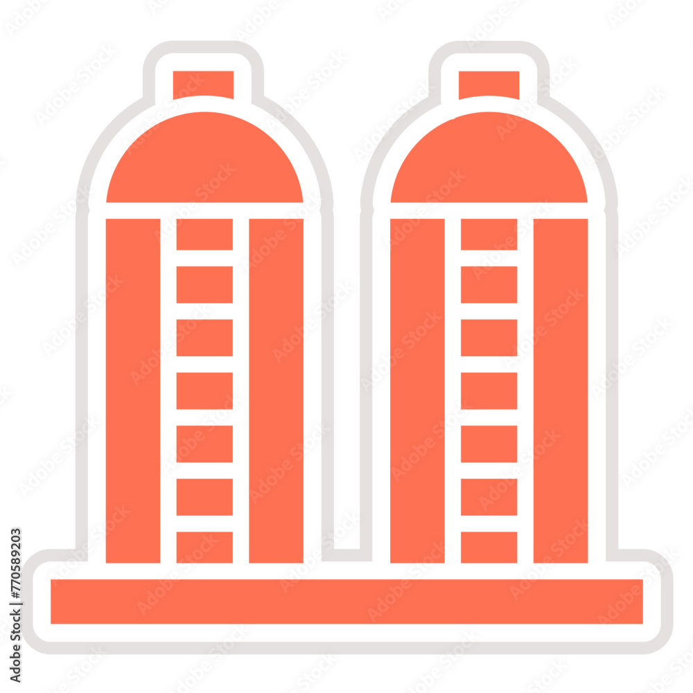 Silo Vector Icon Design Illustration Silo Vector Icon Design Illustration