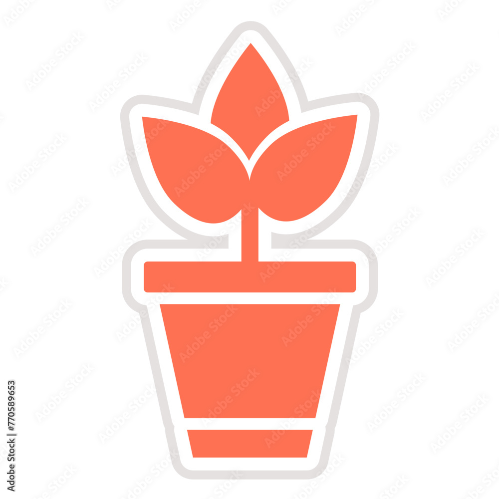 Plant Vector Icon Design Illustration Plant Vector Icon Design Illustration