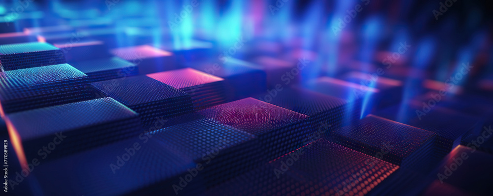 Obraz premium Digital background for tech, AI, data, audio, graphics, and more