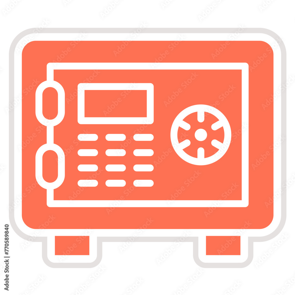 Safety box Vector Icon Design Illustration Safety box Vector Icon Design Illustration