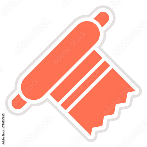 Plastic wrap Vector Icon Design Illustration