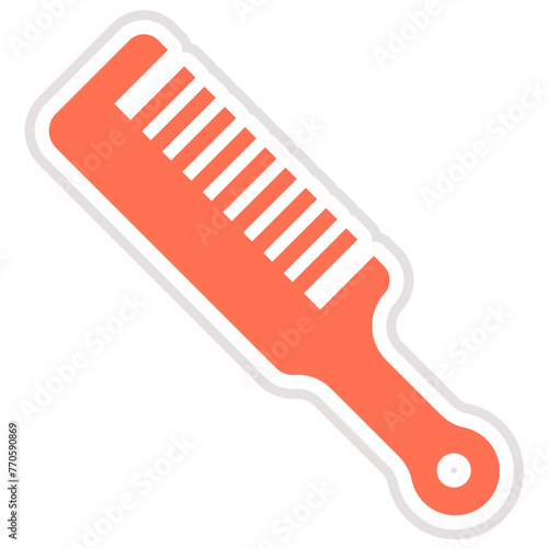 comb Vector Icon Design Illustration