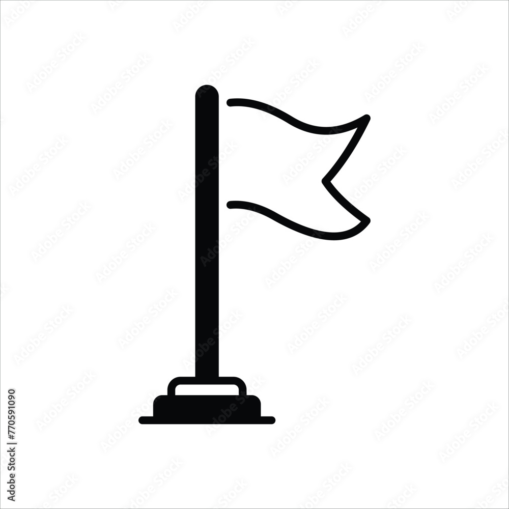 Flag icon editable stock vector Flag icon editable stock vector