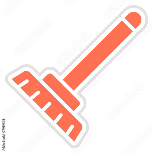 Cleaning brush Vector Icon Design Illustration