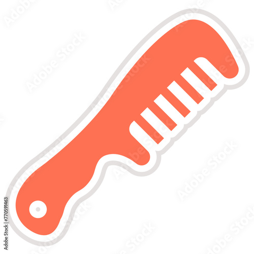 Hair comb Vector Icon Design Illustration