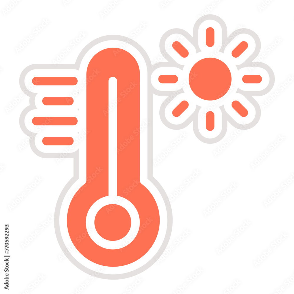 Hot Vector Icon Design Illustration Hot Vector Icon Design Illustration