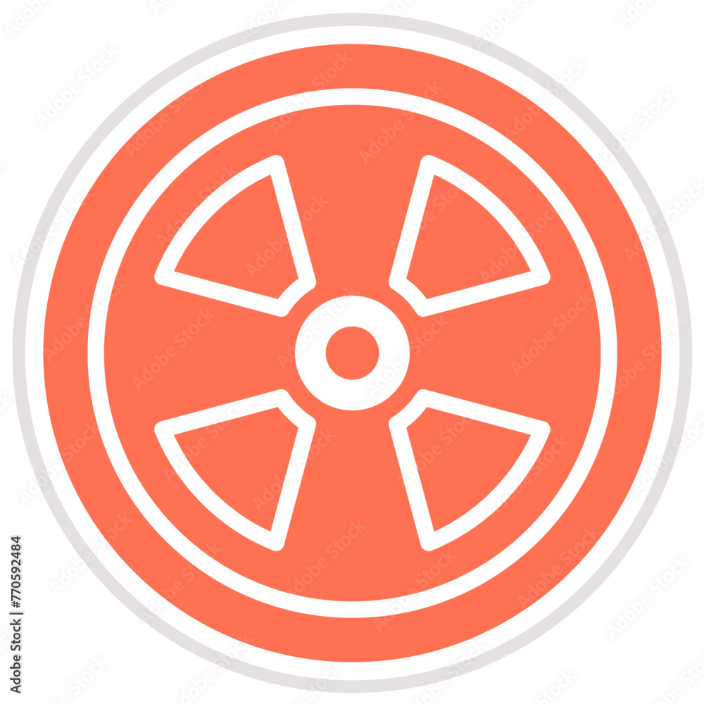 Nuclear Vector Icon Design Illustration Nuclear Vector Icon Design Illustration