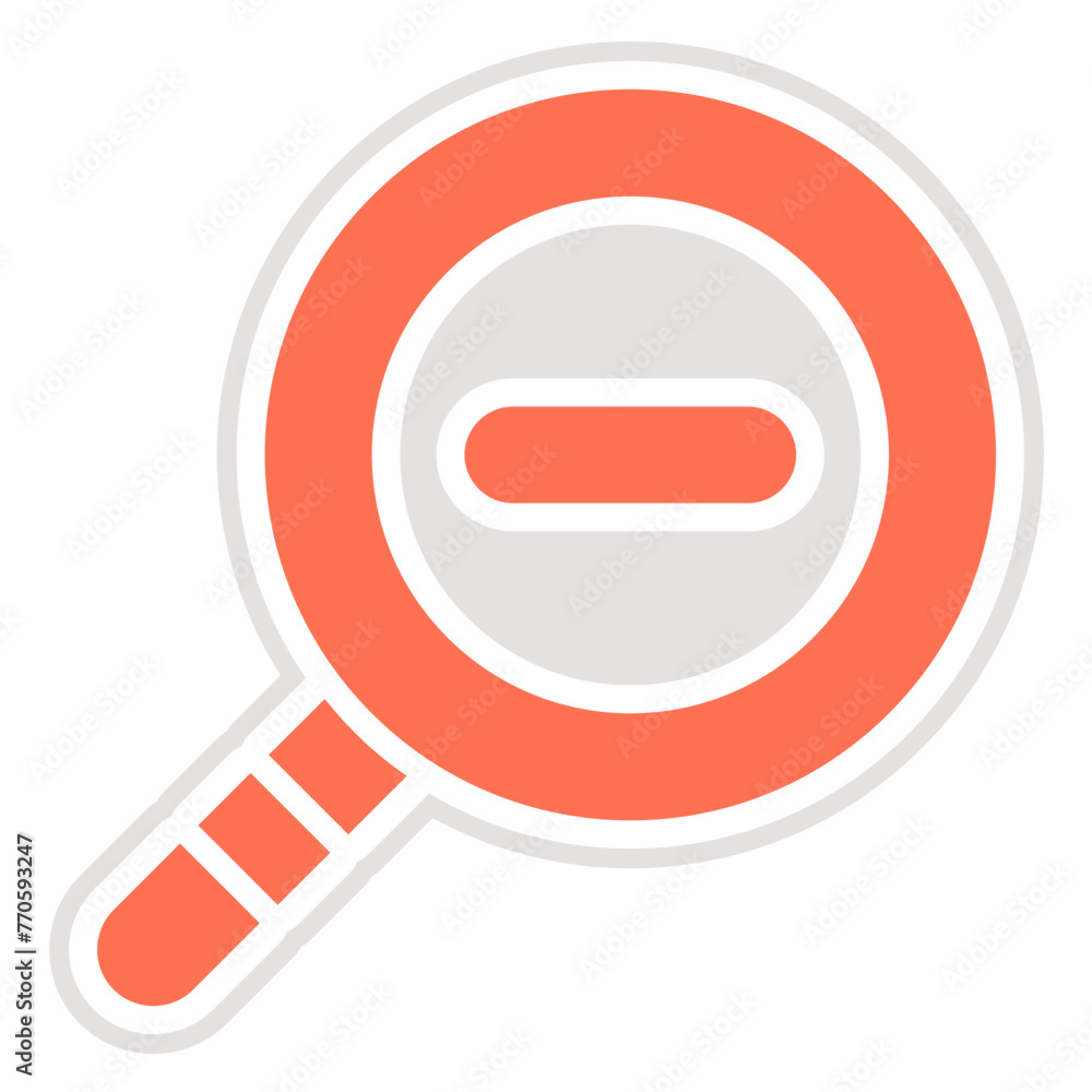 Zoom out Vector Icon Design Illustration Zoom out Vector Icon Design Illustration
