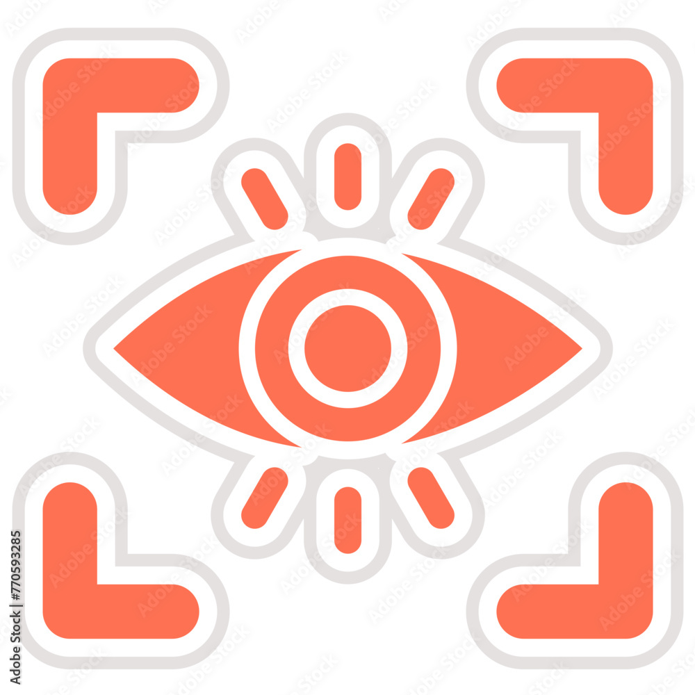 View Vector Icon Design Illustration View Vector Icon Design Illustration