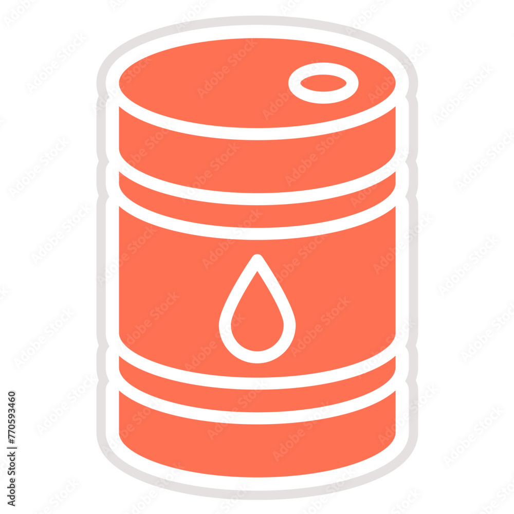 Oil barrel Vector Icon Design Illustration Oil barrel Vector Icon Design Illustration