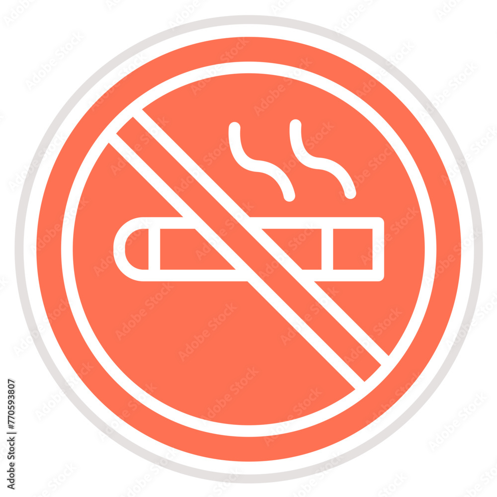 No smoking Vector Icon Design Illustration No smoking Vector Icon Design Illustration