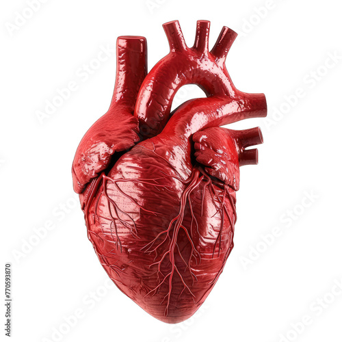 Fototapeta kuchenna human heart anatomy model