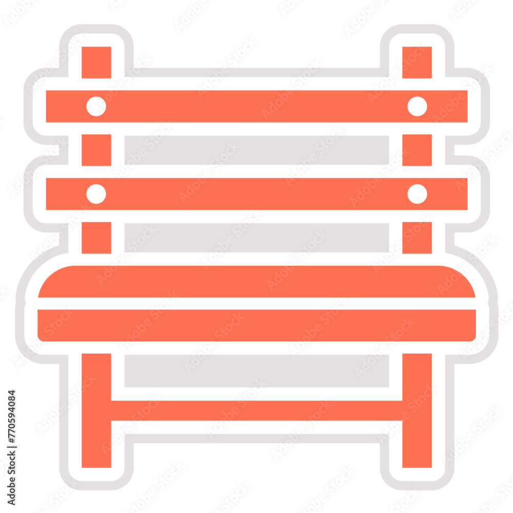 Bench Vector Icon Design Illustration Bench Vector Icon Design Illustration