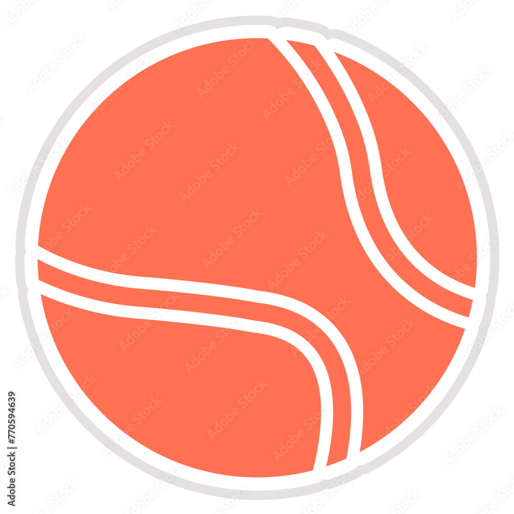 Tennis ball Vector Icon Design Illustration Tennis ball Vector Icon Design Illustration