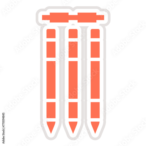 Wickets Vector Icon Design Illustration