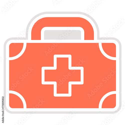 First aid kit Vector Icon Design Illustration
