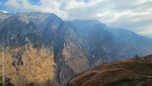 Fototapeta Naklejka Na Ścianę i Meble -  The Ancient Tea Horse Road, Lijiang, China, Yunnan, a magnificent view
