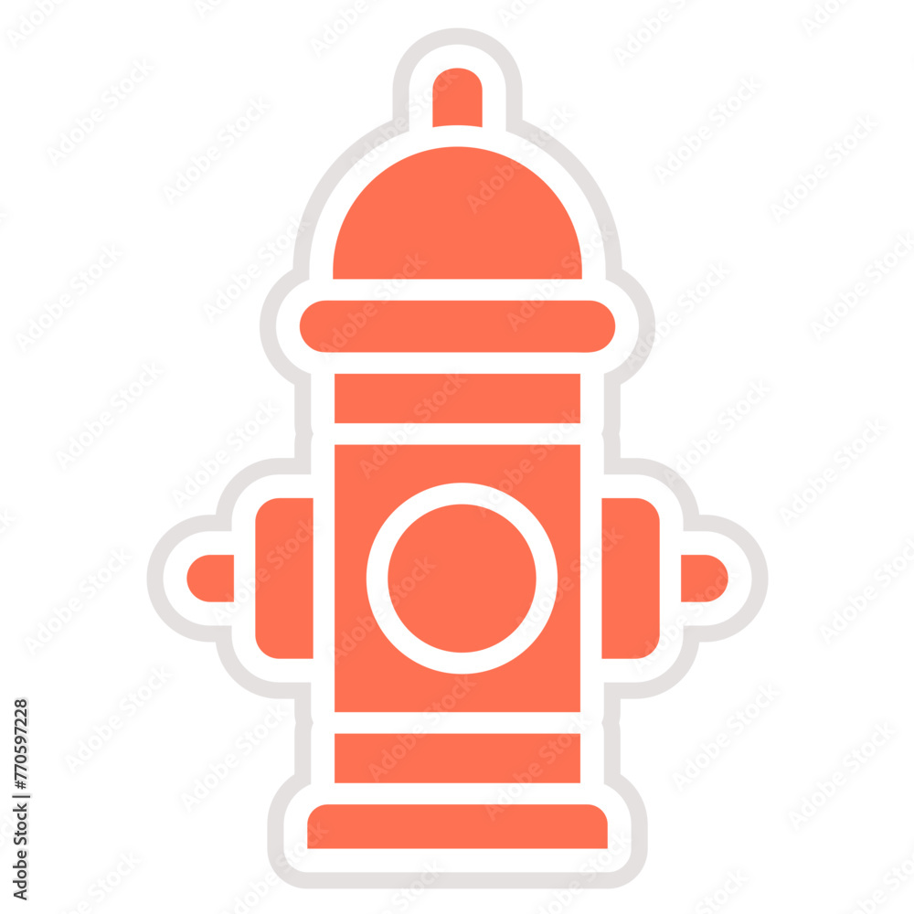 Fire hydrant Vector Icon Design Illustration Fire hydrant Vector Icon Design Illustration