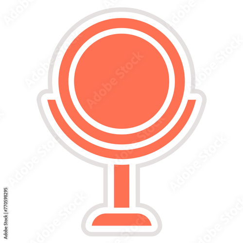 Mirror Vector Icon Design Illustration