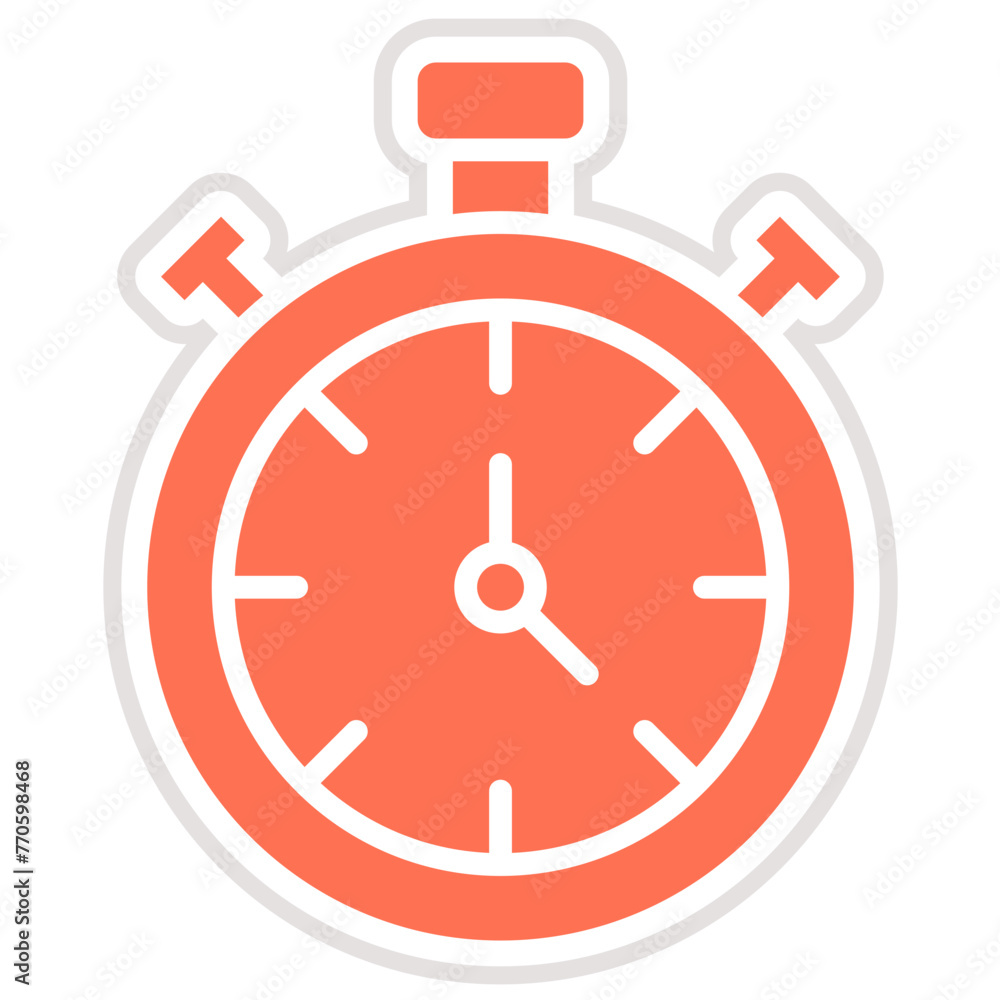 Stop watch Vector Icon Design Illustration Stop watch Vector Icon Design Illustration