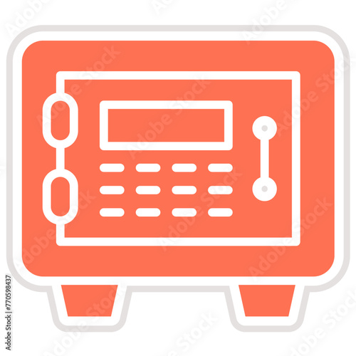 Safe box Vector Icon Design Illustration