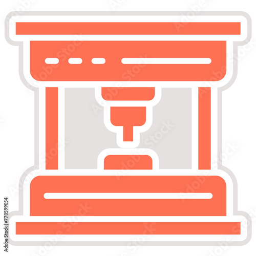 Coffee maker Vector Icon Design Illustration