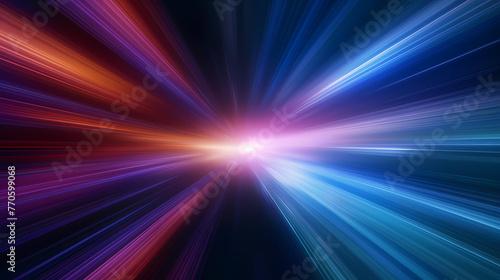 High speed motion blur abstract background © jiejie