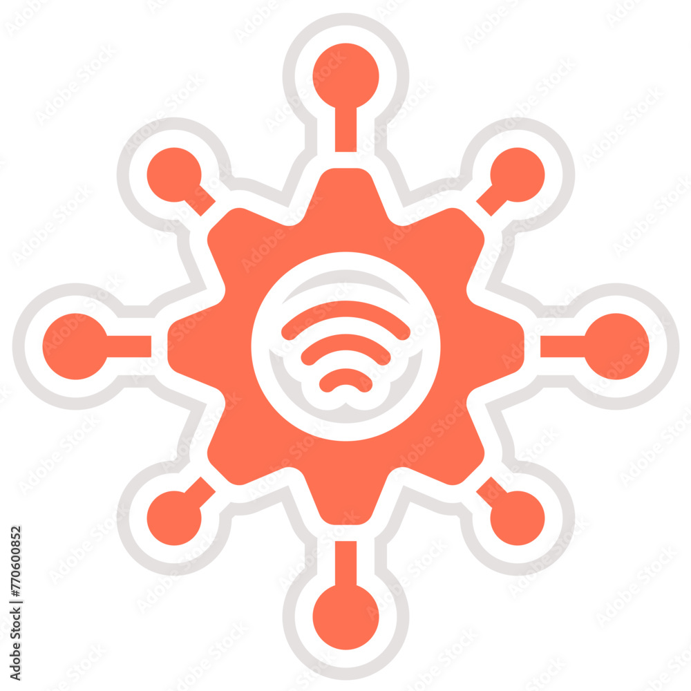 Internet Of Things Vector Icon Design Illustration Internet Of Things Vector Icon Design Illustration