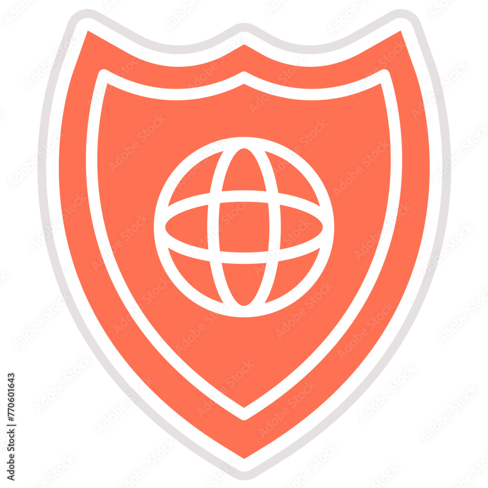 Shield Vector Icon Design Illustration Shield Vector Icon Design Illustration