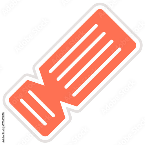 Ticket Vector Icon Design Illustration