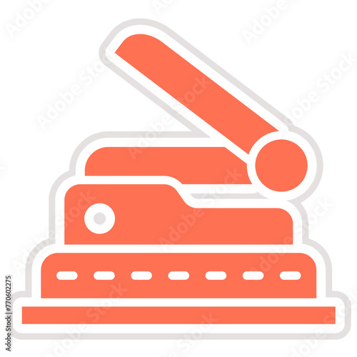 Hole Puncher Vector Icon Design Illustration