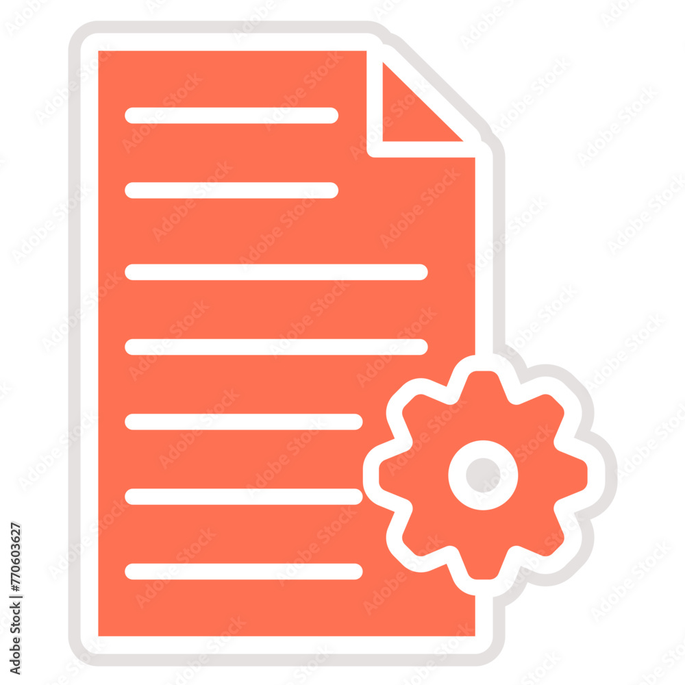 Process Vector Icon Design Illustration Process Vector Icon Design Illustration