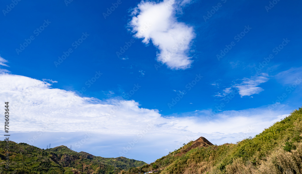 sunset in mountains in Rizal, The Philippine 